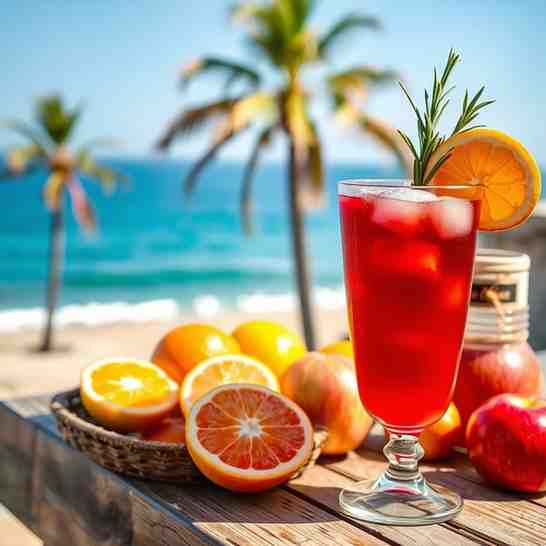 Easy Red Wine Sangria Cocktail Recipe - Tenerife Style